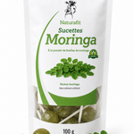 Sucettes Naturafri — Bissap Miel · Baobab · Moringa